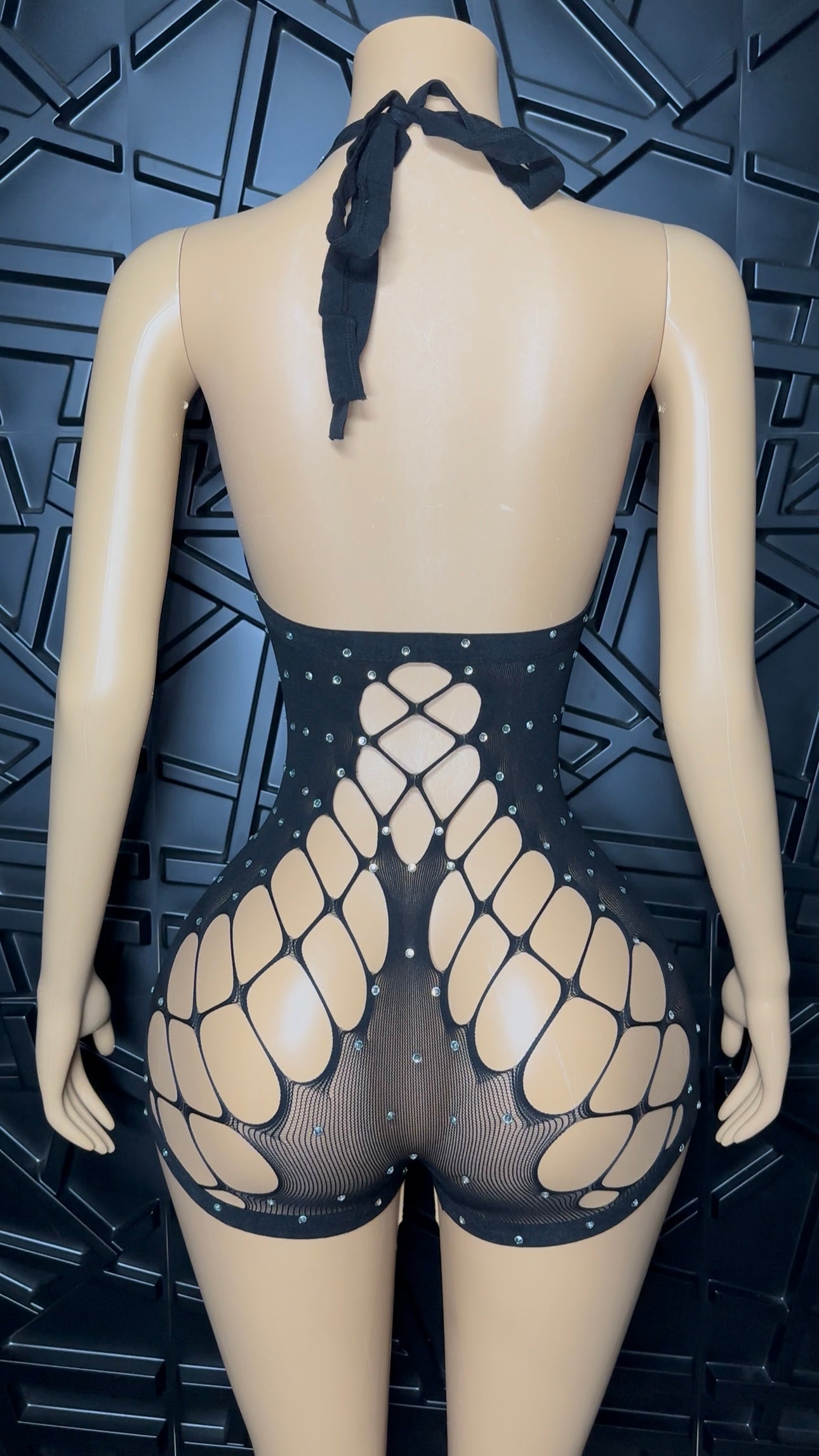 Black Mulan Romper (Small-Large)