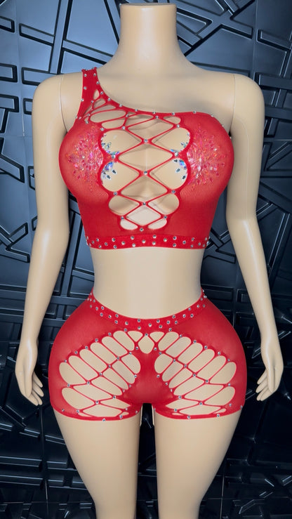 Red Tokyo Short Set (XSmall-Large)