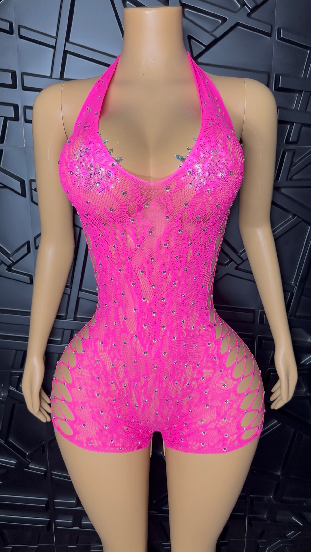 Pink Kendra Romper (XSmall-Large)