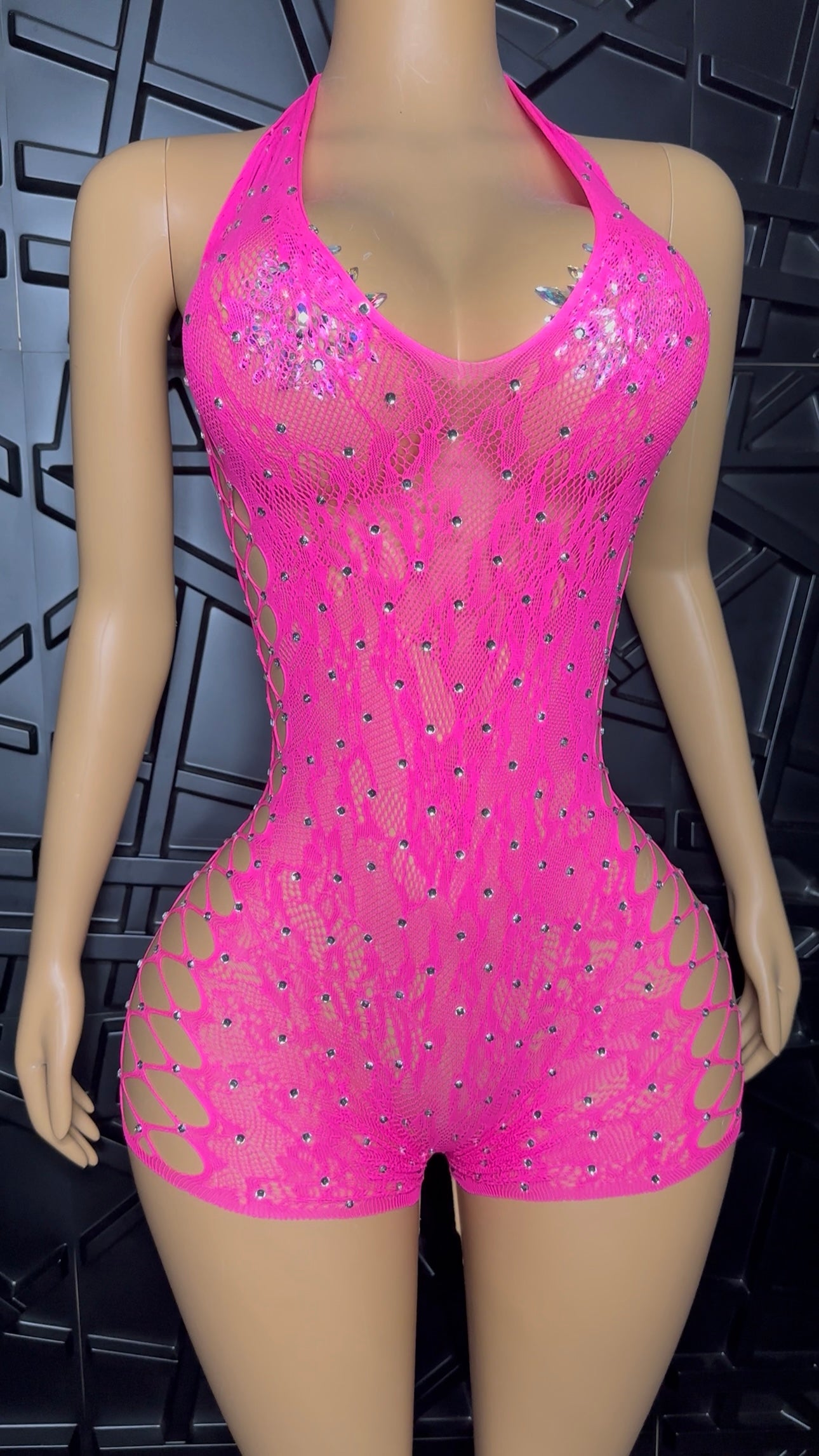 Pink Kendra Romper (XSmall-Large)