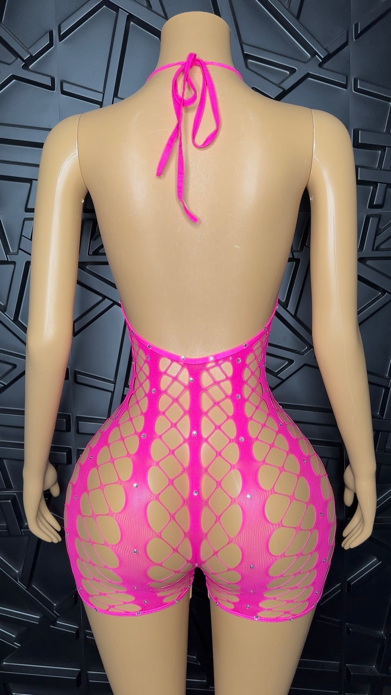 Pink Lush Romper (Small-Large)