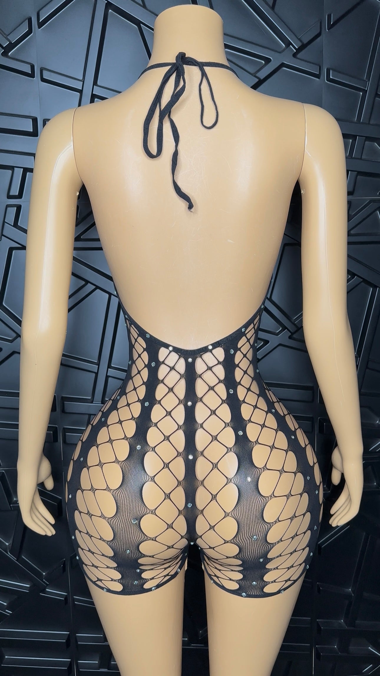 Black Lush Romper (Small-Large)